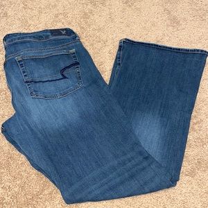 Size 14 Regular American Eagle Kick Boot Jeans